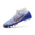 Nike Air Zoom Mercurial Superfly 9 Academy AG CR7 - White/Metallic Copper/Concord