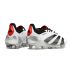 Adidas Predator + Elite FG - Core Black Off White Silver Red